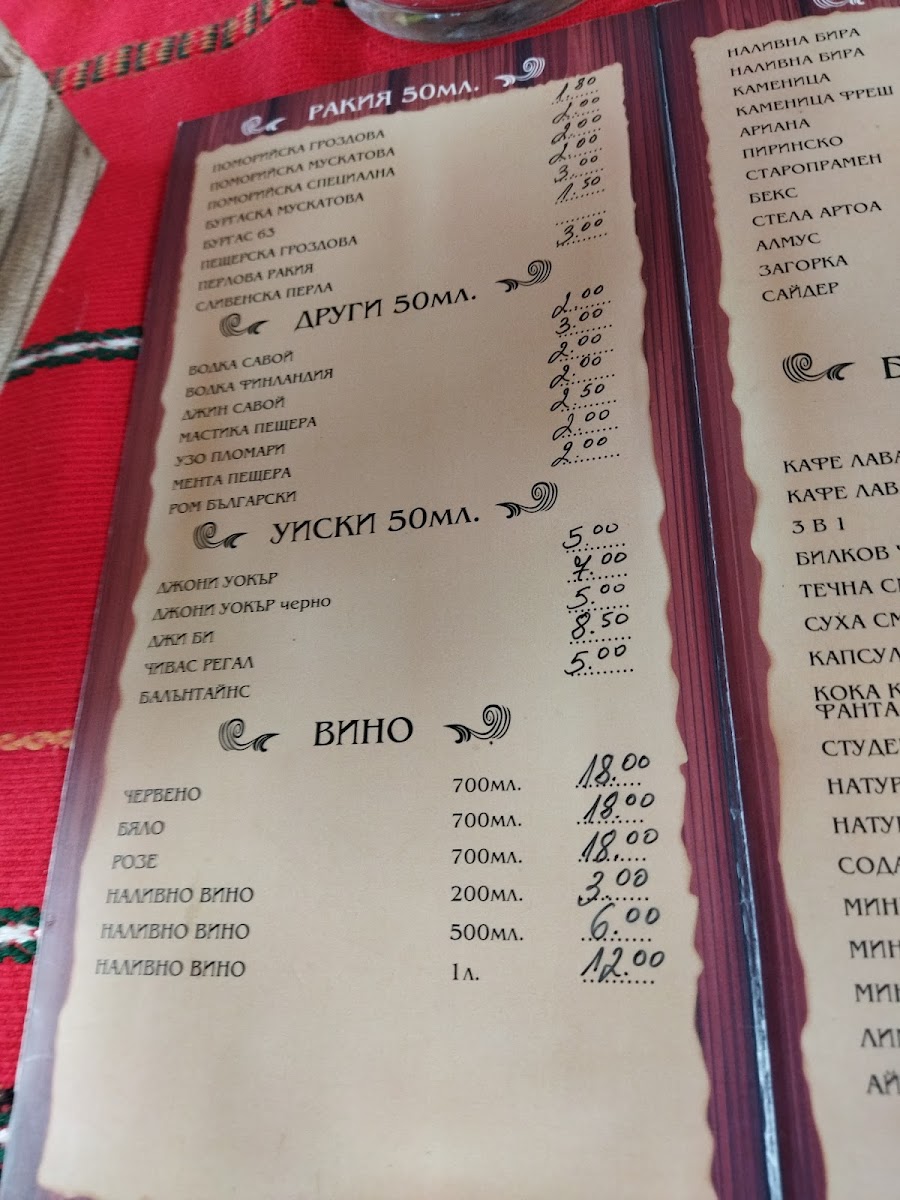 Menu Under The Monastery Walnuts-5